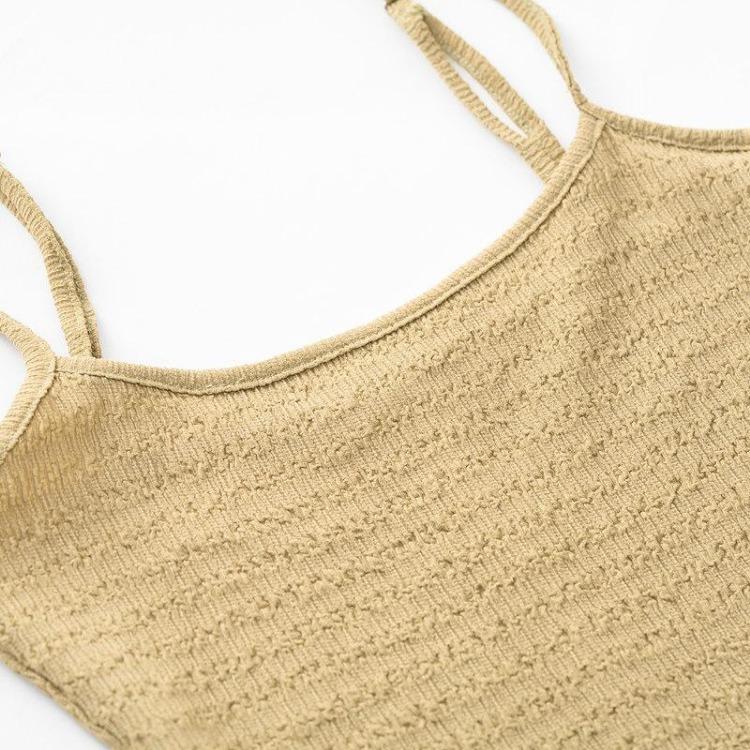 Knitted Dress Halter Neck Solid Color Wrapped Hip Sexy Slim Fit Women's Autumn Winter
