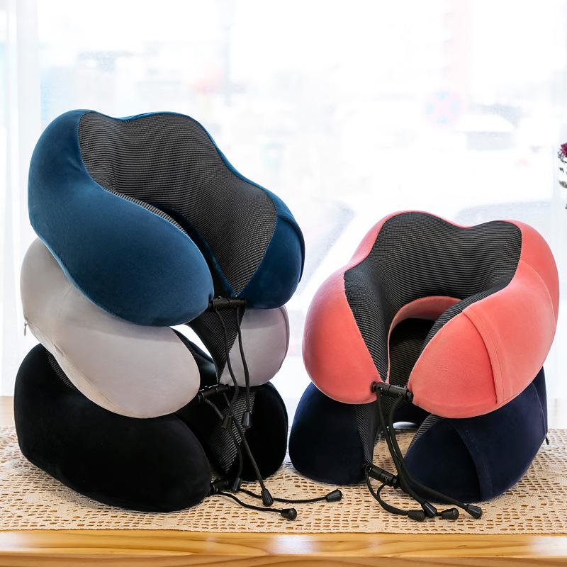 U-shaped Neck Pillow Simple Memory Cotton U-shaped Pillow Wholesale Travel Neck Pillow Portable U-shaped Pillow