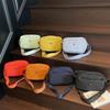 Casual new lightweight small square bag women's Korean version niche versatile solid color simple commuter student shopping messenger bag