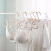 Multi-Functional Tie and Scarf Storage Rack with Hooks for Belts and Stockings