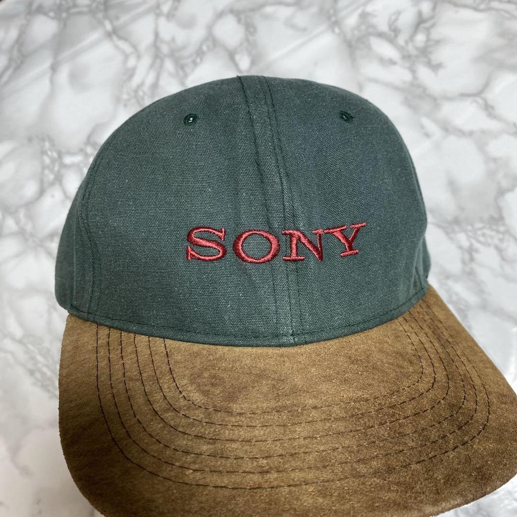 [USED] SONY CAP Promo Rare Discman Vintage Cotton Cap