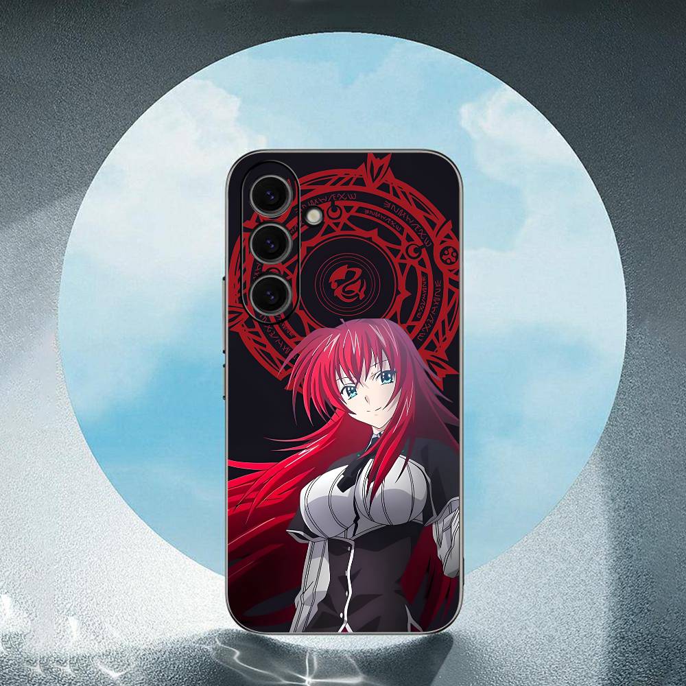 

Rias Gremory High Frosted Non-Slip Full Cover Case For Samsung Galaxy S25 S24 S23 S22 S21 S20 Ultra Plus 5G Phone Case SamsungS23 plus 5G