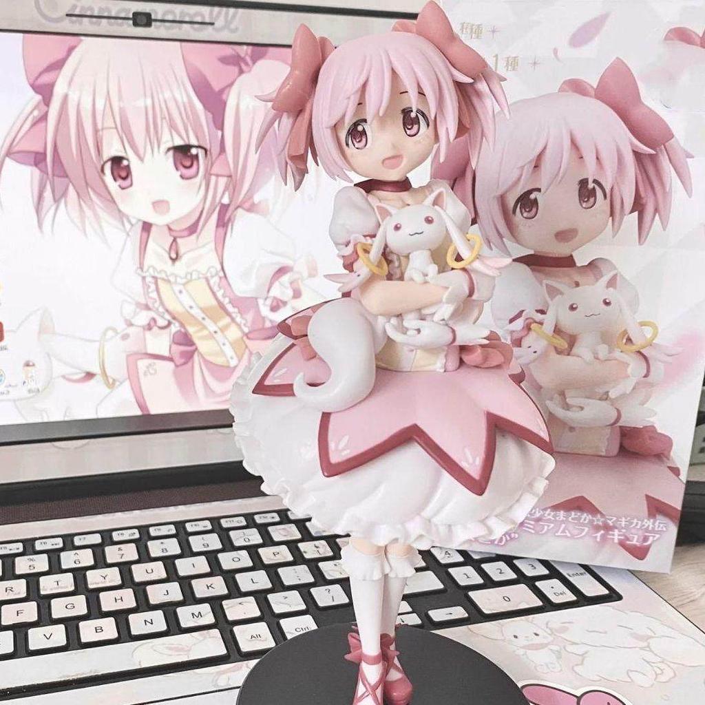 18Cm Puella Magi Madoka Magica Aniem Figure Kaname Madoka Magic Girl Pvc Anime Action Figures Model Anime Cartoon Model Toy Gift
