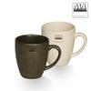 Stone + Cream Big Mug 2P Set 400ml