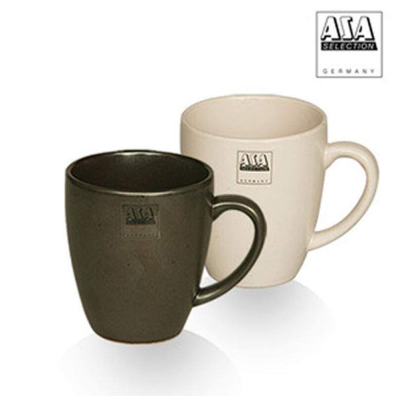 Stone + Cream Big Mug 2P Set 400ml