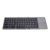 Foldable Bluetooth Keyboard Portable Wireless Travel Keyboard with Touchpad for Computers Tablets Phones