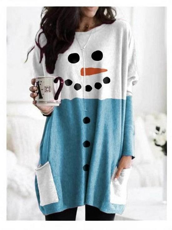 2023 Women's 3D Print Patchwork Sweatshirt T-shirt – Spring/Autumn Collection