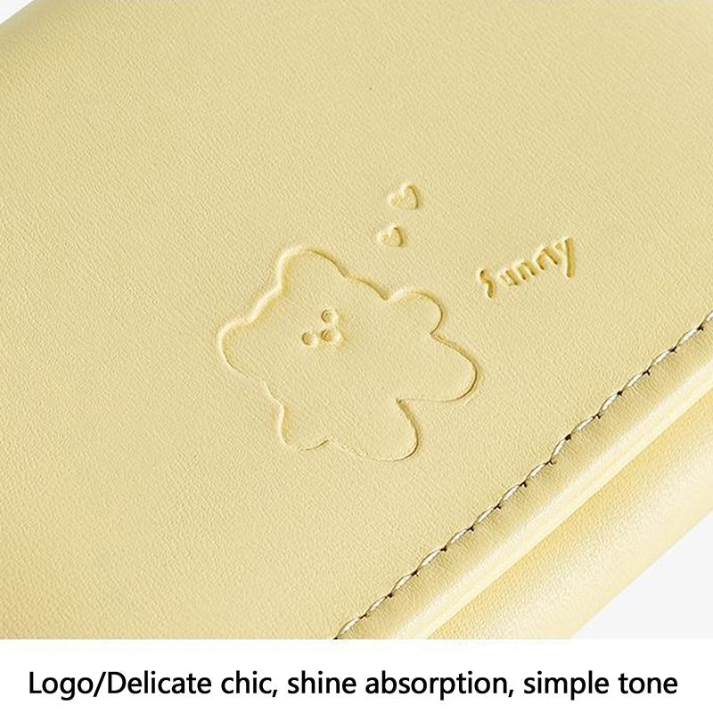 Women Cute Bear Wallets Triple Multi Functional Short Wallets Fold Card Holder Coin Purse Ladies Card Bag Clip Cartoon Bags