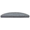 Self Adhesive Stair Mats 10 pcs Light Grey 56 x 17 x 3 cm