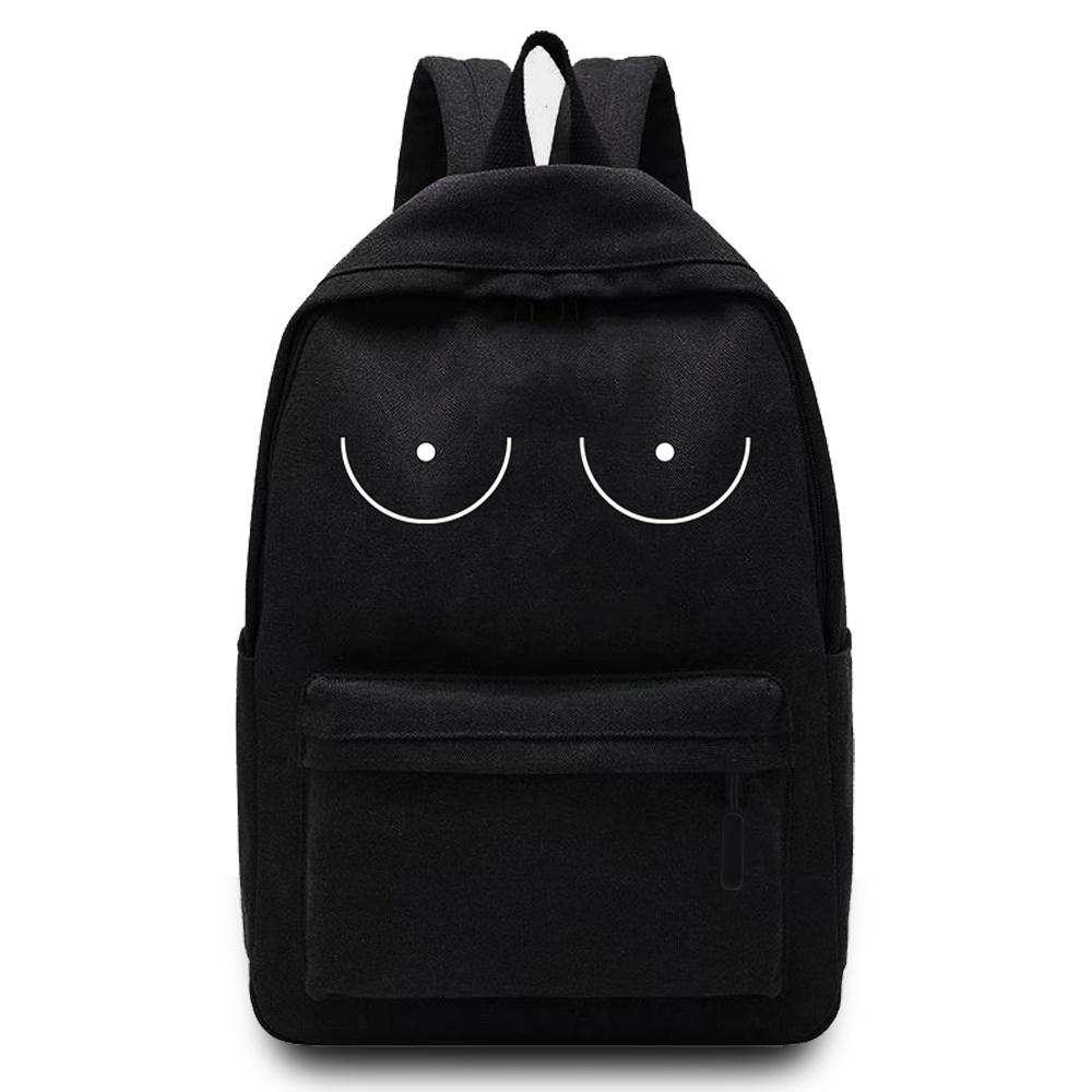 Women Shoulders School Bag Canvas Unisex Backpacks Sport Bag Chest Pattern Printed Casual Backpack Designer Laptop Backpack