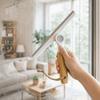 Non-Scratch Glass Wiper Wooden Handle Scraping Scraper Household Clean Wiper  Kitchen Sink