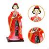 30cm Handmade Chinese Silk Makeup Figurine, Traditional Decoration for Home, Office Or