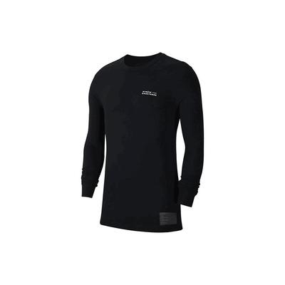 Lebron Dri-Fit Rundhals Basketball Langarm T-Shirt Herren Tops Schwarz CV2080-010