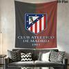 Club Atltico De Madrid Crest Threepiece Set 1 Duvet Cover 2 Pillowcase Without Core Bedding Set Soft And Comfortable