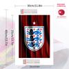 England national football logo Pattern  3pcs 100% Round Full Drill 5D DIY Diamond Painting Embroidery Cross Stitch Rhinestone Décor