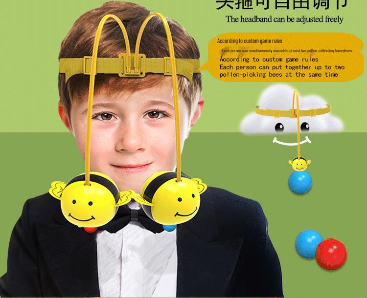 Clumsy Little Bee Magnetic Beads Fishing Game: Interactive Multiplayer Toy for Kids and Parents
