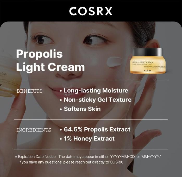 COSRX Full Fit Propolis Light Cream 65ml