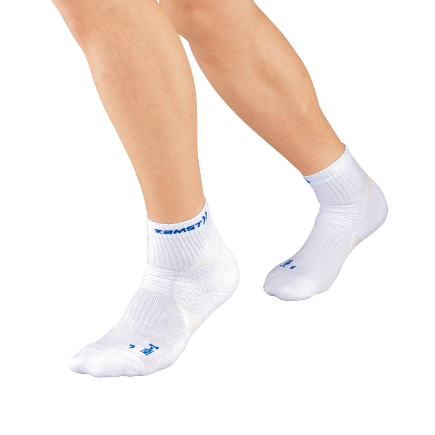 

ZAMST Носки для поддержки свода стопы HA-1 Короткие для тенниса и гольфа (Подходит для обеих ног), Размер Маленький, Белый, 375001