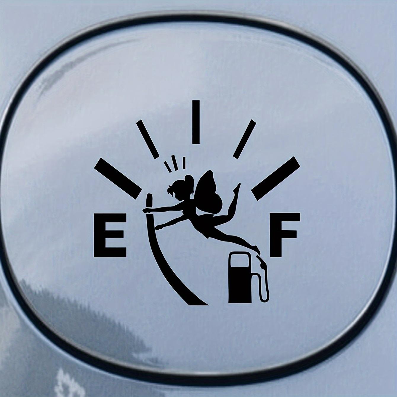 

Наклейка на крышку бензобака автомобиля, милая фея, наклейка-индикатор взрыва топлива, наклейка-индикатор низкого уровня топлива, наклейка на крышку бензобака для женщины-водителя чёрный