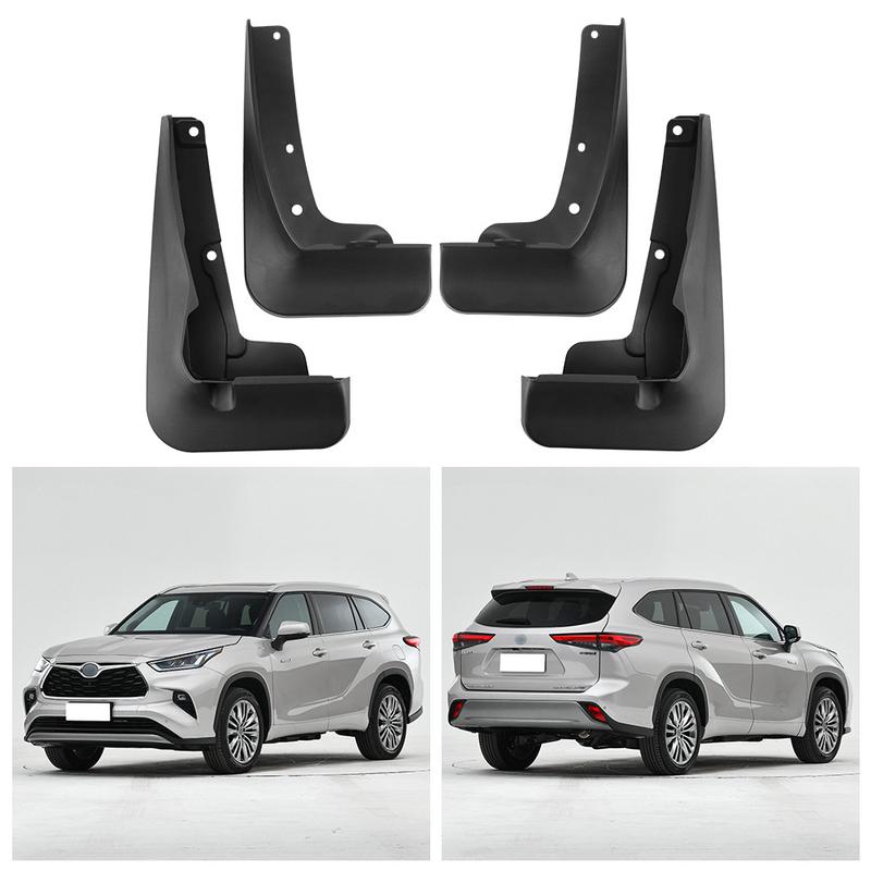 For Toyota Highlander Kluger 2024 Front And Rear Mudguards Car Splash Proof Protector Accessories Exterior Wing Fender