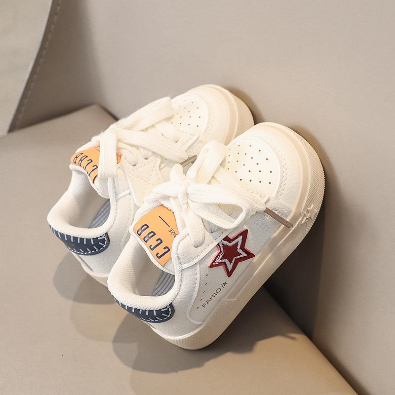 New Autumn Baby Walking Shoes, Toddler White Board Shoes, Infant Kindergarten Casual Sneakers For Boys And Girls