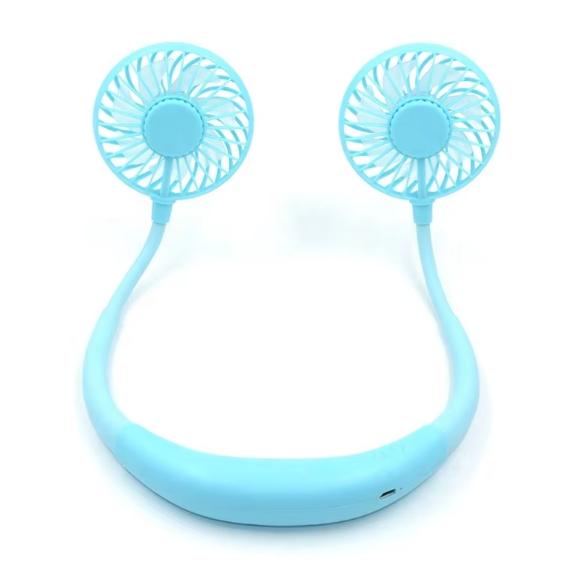 Rechargeable Portable Party Gifts Hanging Neck Sports Fan Around Neck Ventilation Exhaust Mini Neck Fan Party Gifts
