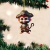 Acrylic Cute Vehicle Hanging Charm For Festive Car Decoration And Playful Aesthetic Interior