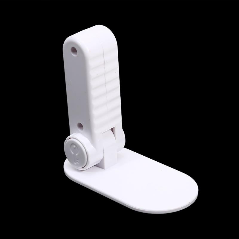 1 PC No Drill Door Lock Child Proof & Pet Proof Safety Lever Lock for Round Door Knobs Adjustable Anti-Pinch Guard Baby Safety Protection Lock