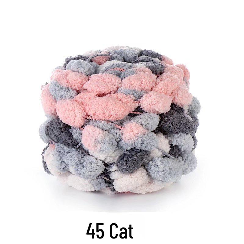 Bean Bean Hand-Knitted Thick Yarn Ball for DIY Projects: Large Ball for Carpets, Cushions, and Woven Blankets