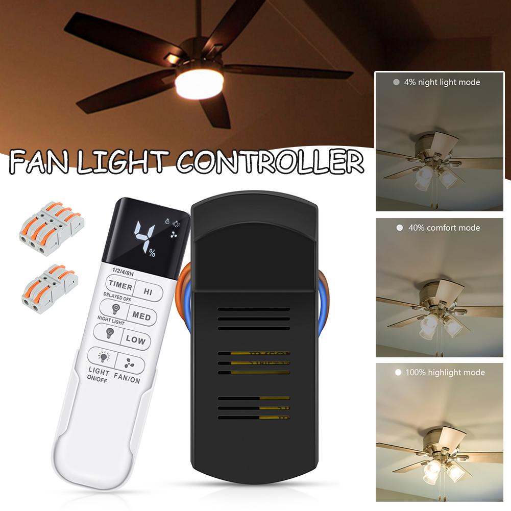 Fan Light Controller For 110V Voltage Multiple Modes Fan Lamp Control Tool For Household