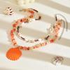 Summer New Ocean Vacation Style Exaggerated Shell Necklace Irregular Gravel Fashion National Neck Chain