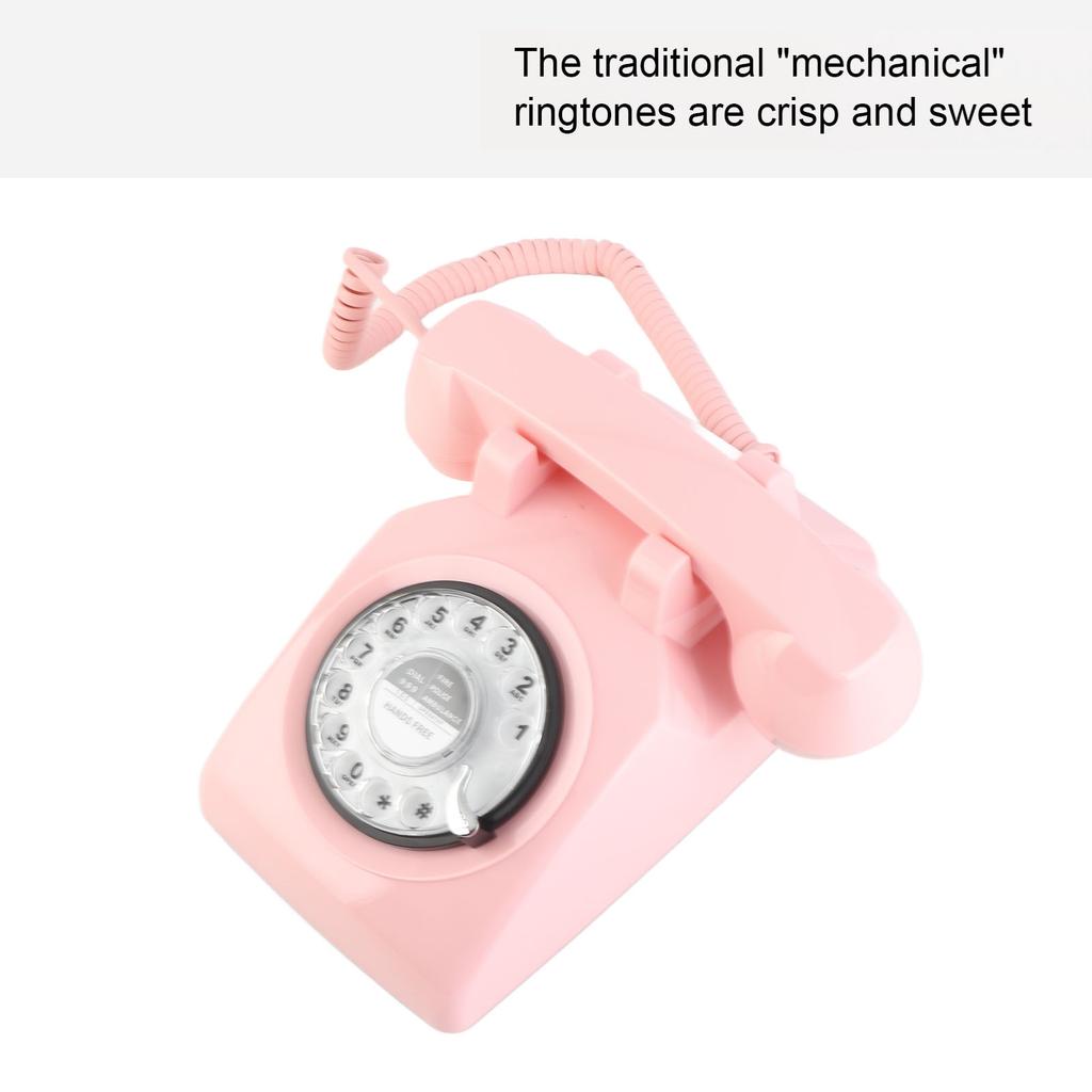 Old Fashioned Telephone Vintage Phone Retro Rotary Landline 60s Old Fashioned  Rotary  Wired Fixed Landline Telephone