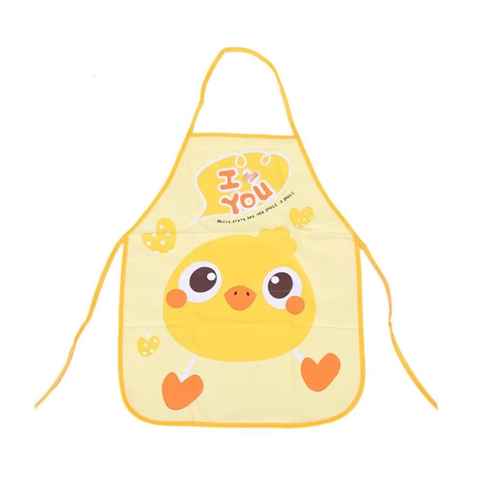 

New Waterproof Apron Antifouling Gown Bib Cartoon Kitchen Painting Smock for Child