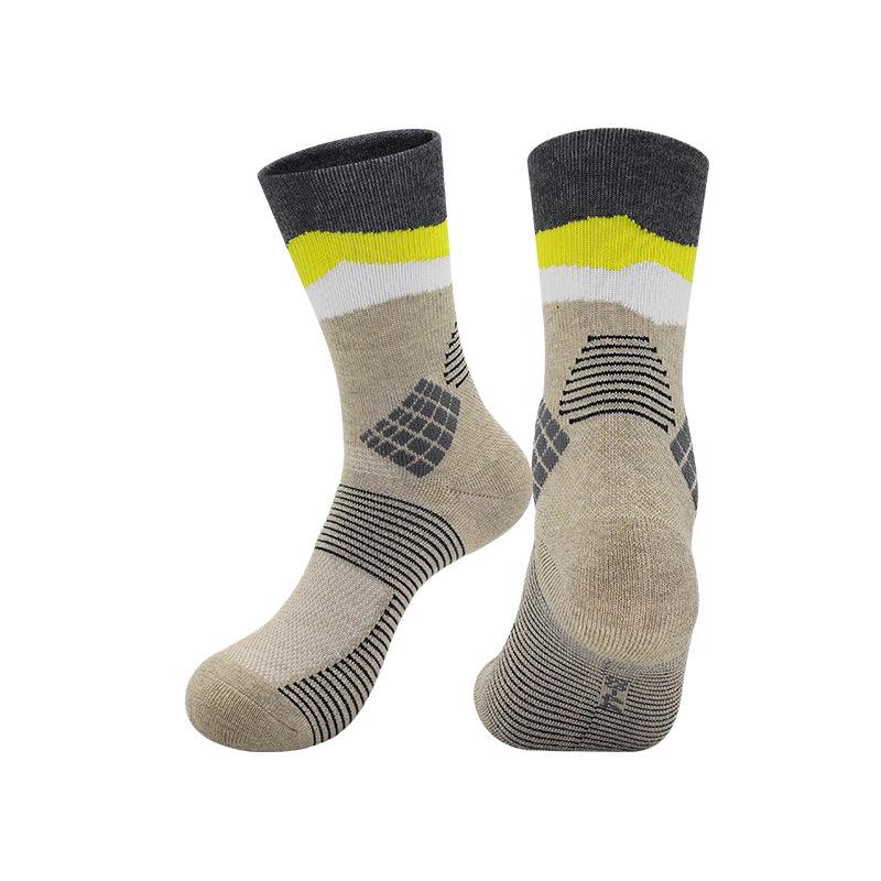 Meias de Caminhada e Esportes Antiderrapantes de Lã Merino para o Verão - Respiráveis e Quentes