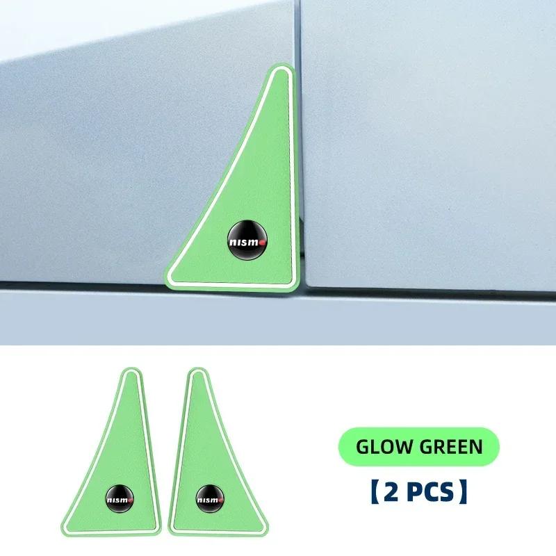 2pcs Car Door Protector Anti-collision Strip Sticker Corner Cover Accessories For Nissan Nismo Tiida Teana GTR Juke Versa Almera