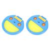 Hand Catching Racket Ball Toy Hand Exercise Ball Throwing Set for Interactive Game Fitness Blue
