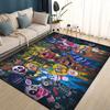 Tappeto Area Gioco Cartoon 3D F-Freddy Grande, Tappeto per Soggiorno Camera da Letto Divano Zerbino Decorazione, Tappetino Antiscivolo per Bambini
