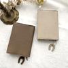 Gratia Horseshoe Book Cover with A6 Genuine Embossed Stylish and Made in G011KH Bookmark, Size, Paperback, Leather, Shrink-Resistant Leather, Cute,