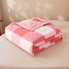 Summer Blanket Lightweight Air Conditioning Single Bed Blanket Soft Warm Thin Bed Sheet Sofa Cover Artificial Fur Plaid Blanket