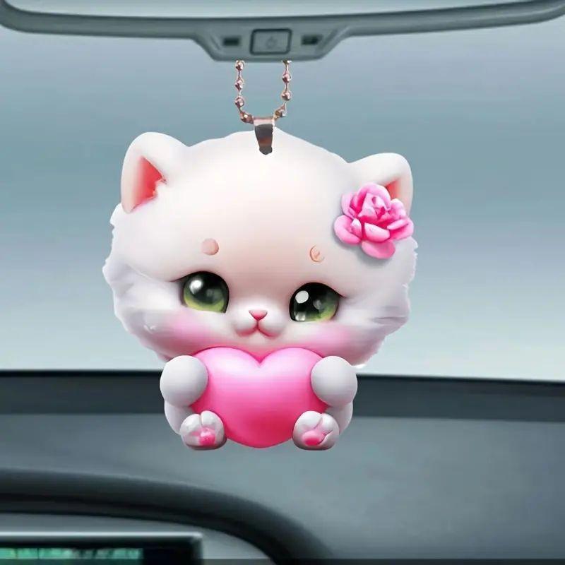 Turtle Acrylic Colorful Car Interior Pendant For Turtle Lovers Cute Cartoon Style