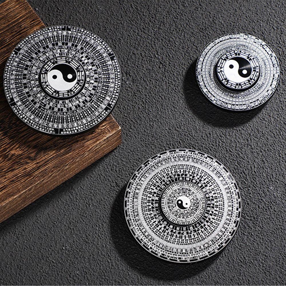 Handheld Tai Chi Fingertip Gyro Bagua Pattern Zodiac Spinning Toys Lightweight Relax Toy  School