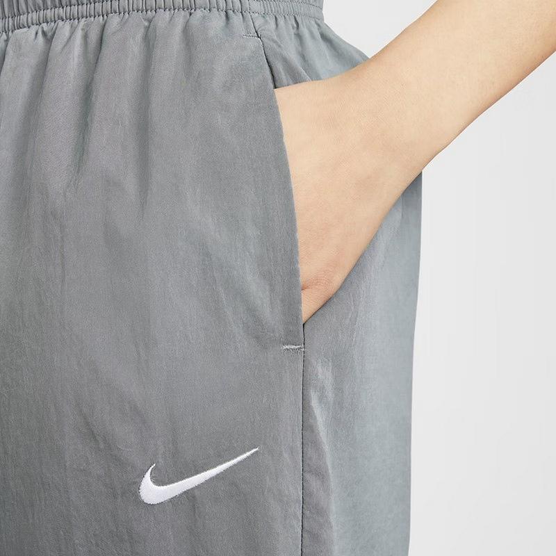 Nike Lightweight Tapered Woven Mid-Rise Knit Sports Pants Women Pants Gray IH0827-091