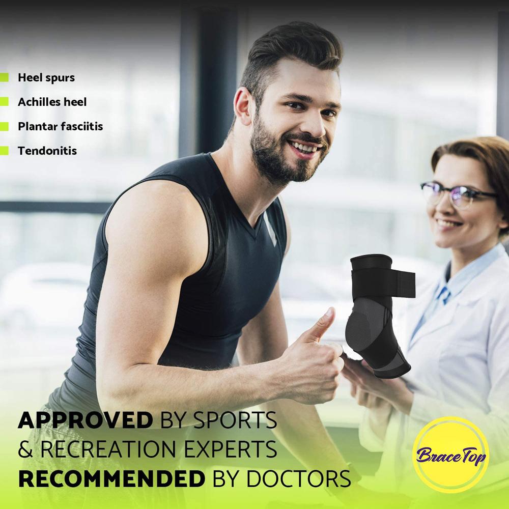 1 PC Athletic Ankle Brace Compression Strap Sleeves Support Pressurized Elastic Bandage Foot Guard Gear Gym Fitness Accessory