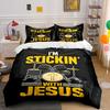 Drum Set and Cross. Bedding Sets Duvet Cover Sets Duvet Covers Pillowcases(1 * Duvet Cover 2 * Pillowcases Without Duvet Insert)
