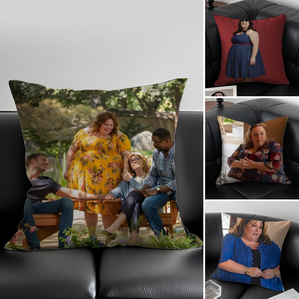 KKate Pearson Pillow TV Character Cushion Cover Pillow Case Antidustmite Invisible zipper silky plush cushion