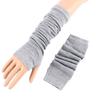 Autumn Women Hand Warm Mittens Female Winter Warmers Fashion Fingerless Gloves Arm Long