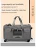 Portable Foldable Pet Trolley Bag: Large Capacity, Breathable Design, Hand-Held for Cats and Large Pets