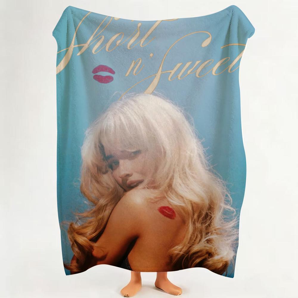 

Music S Sabrina C Carpenter Throw Flannel Throw Blanket Suitable for Sofa Living Room Bedroom 75cmx90cm