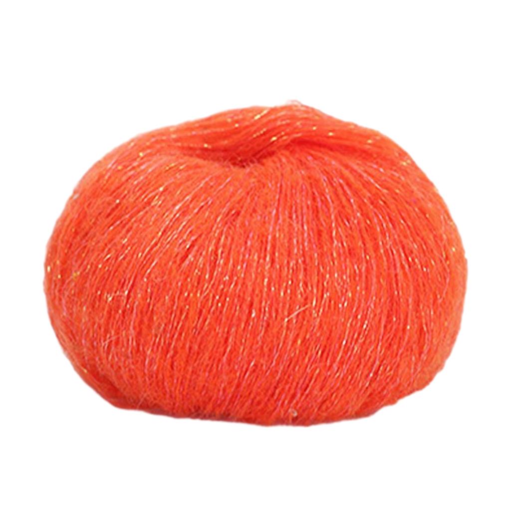Sequined Crochet Yarn Knitting Mohair Yarn for DIY Hats Sweater Scarf Handcrafts Colorful Yarn for Crocheting Knitting