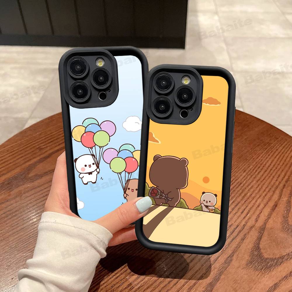 Cute Bubu Dudu Cartoon Phone Case For IPhone 17 16 15 14 13 12 11 Air Plus Pro Max Soft Back Cover